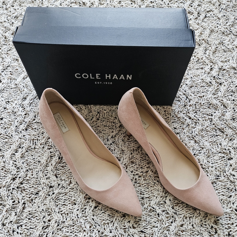 Cole Haan Vesta Pump 65MM - Silver Pink Suede